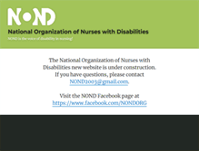 Tablet Screenshot of nond.org